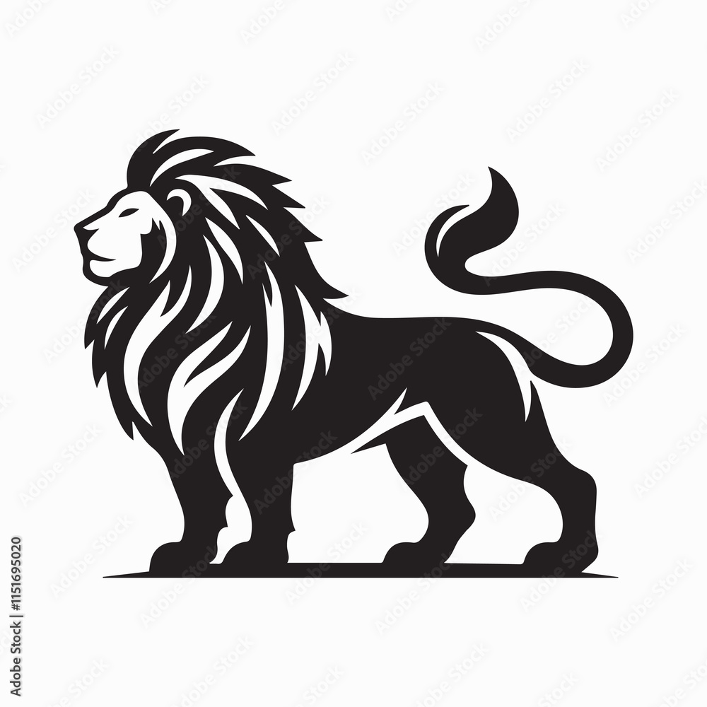 black Lion vector, Lion logo vector icon, Lion illustration design, Lion silhouette vector black and white black Lion vector, Lion logo vector icon, Lion illustration design, Lion silhouette vector black and white