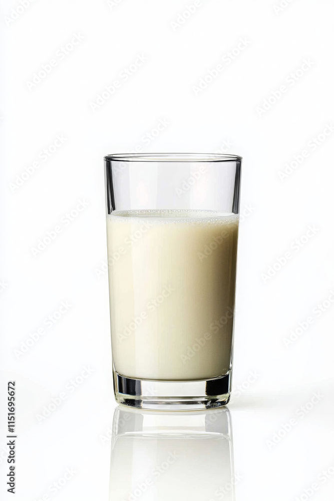Creamy coconut milk in clear glass, perfect for cooking or drinks Creamy coconut milk in clear glass, perfect for cooking or drinks