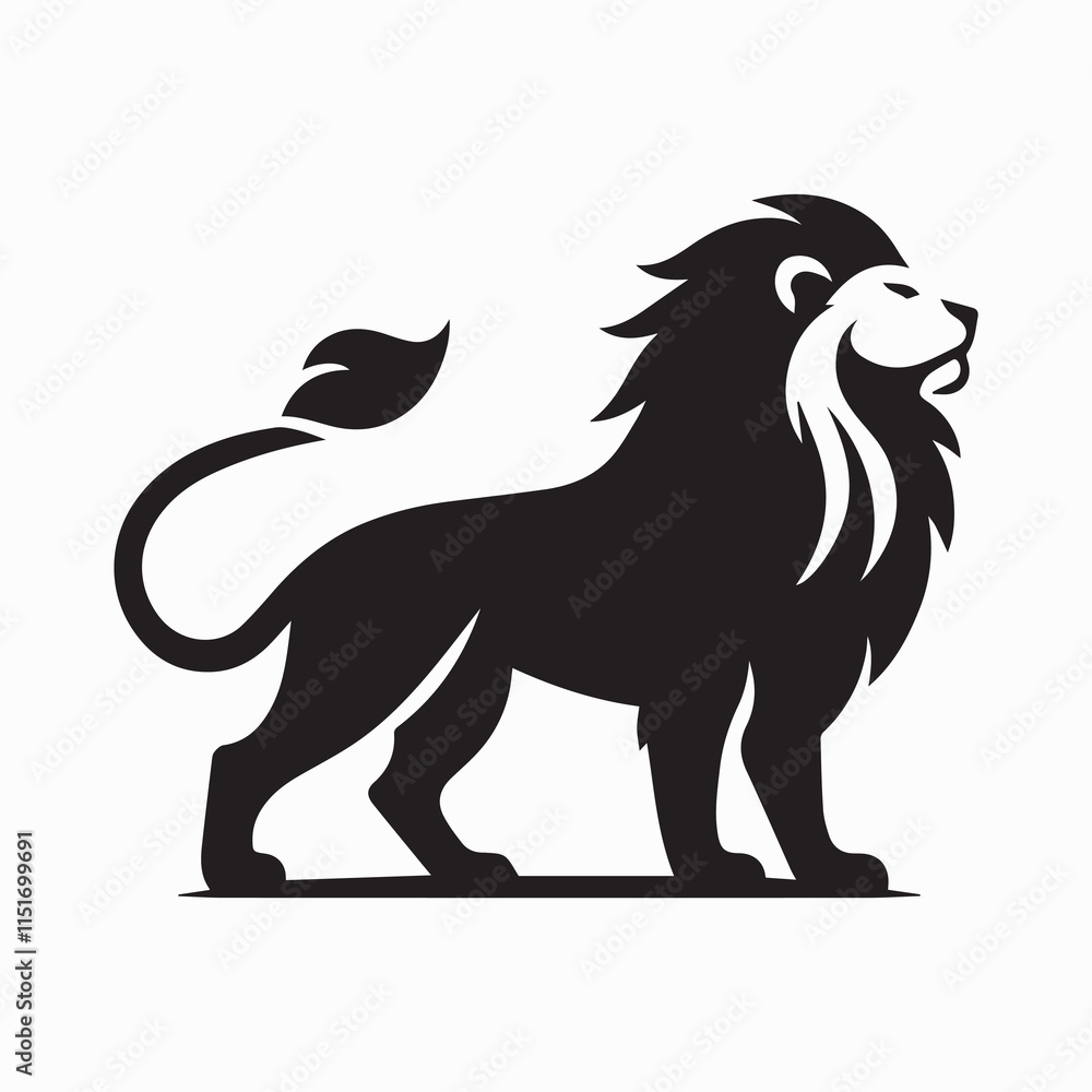 black Lion vector, Lion logo vector icon, Lion illustration design, Lion silhouette vector black and white black Lion vector, Lion logo vector icon, Lion illustration design, Lion silhouette vector black and white