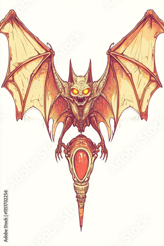 Bat illustration photo