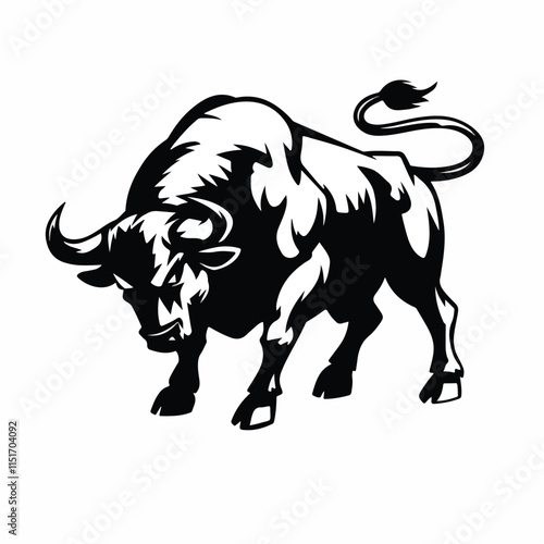 bull vector illustration