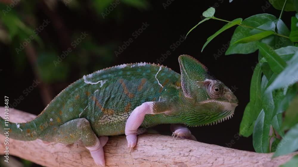 The veiled chameleon is native to the Arabian Peninsula in Yemen and Saudi Arabia. The veiled chameleon is native to the Arabian Peninsula in Yemen and Saudi Arabia.