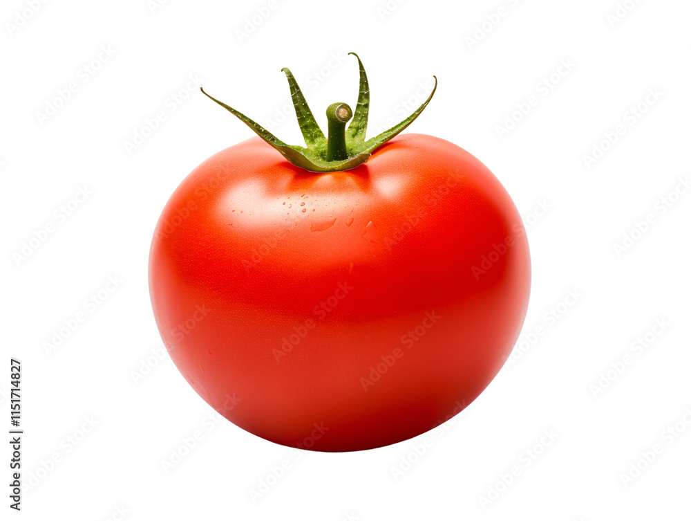 a close up of a tomato