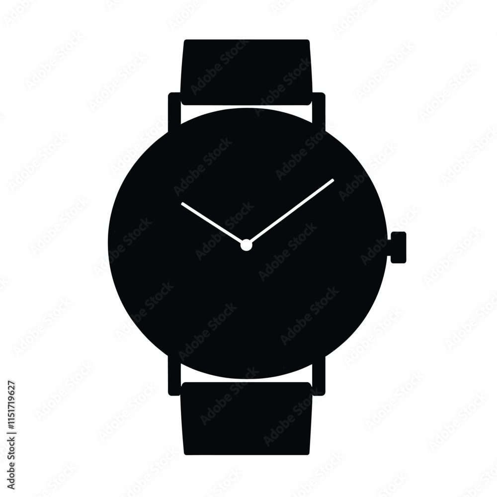 Clock icon in flat style, Business watch. Vector design element
Clock icon in flat style, Business watch. Vector design element