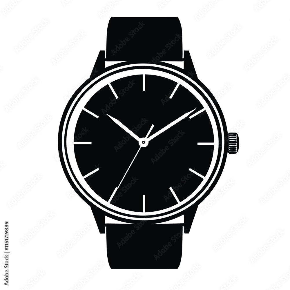 Clock icon in flat style, Business watch. Vector design element
Clock icon in flat style, Business watch. Vector design element