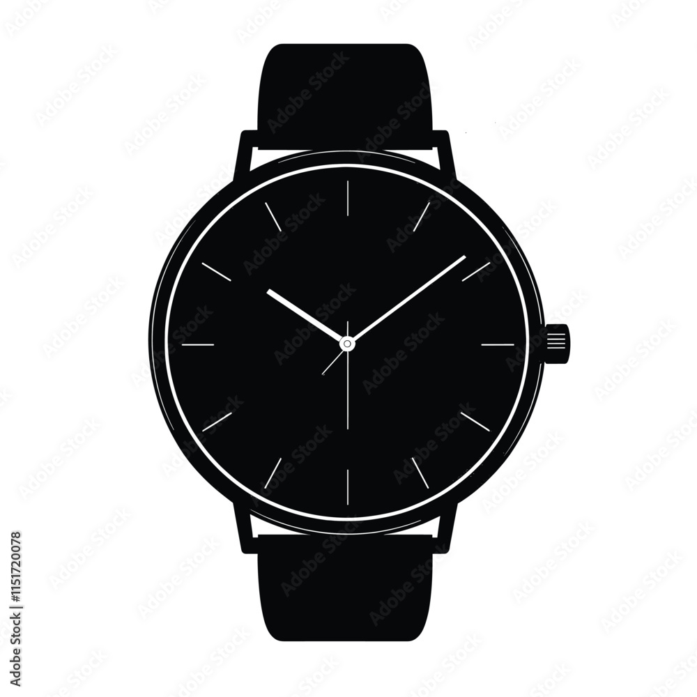 Clock icon in flat style, Business watch. Vector design element
Clock icon in flat style, Business watch. Vector design element