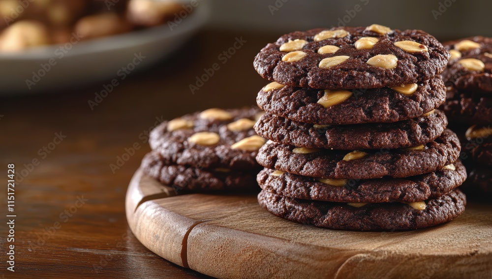 Fototapeta premium Chocolate Peanut Cookies