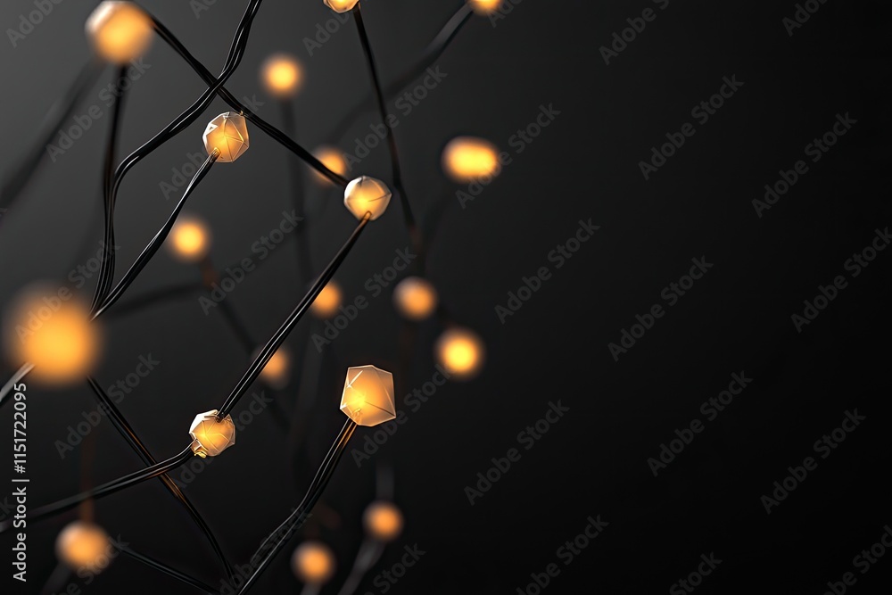 Obraz premium Sparkler with Bokeh Lights for Festive Celebration