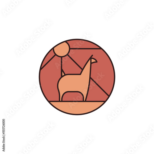 alpaca vector logo