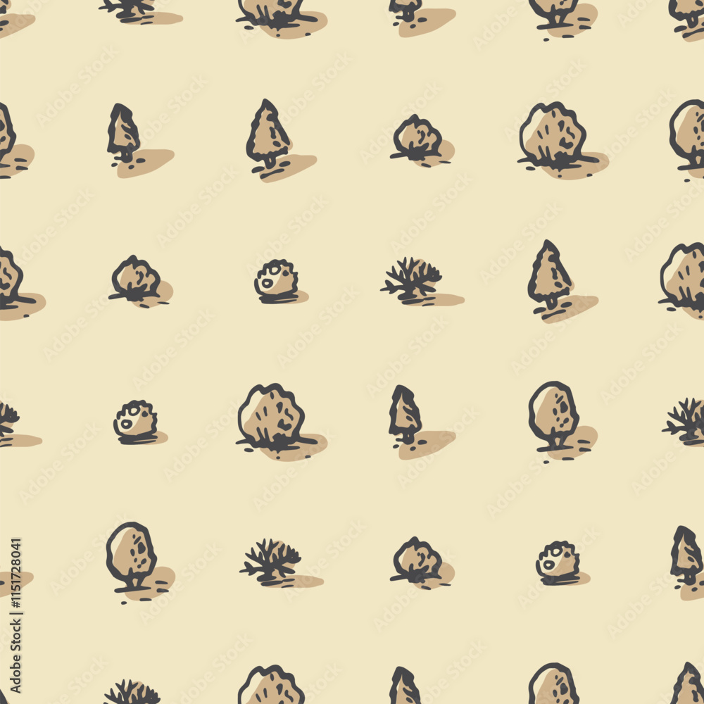 Seamless pattern with trees. Good for web print and wallpaper Seamless pattern with trees. Good for web print and wallpaper