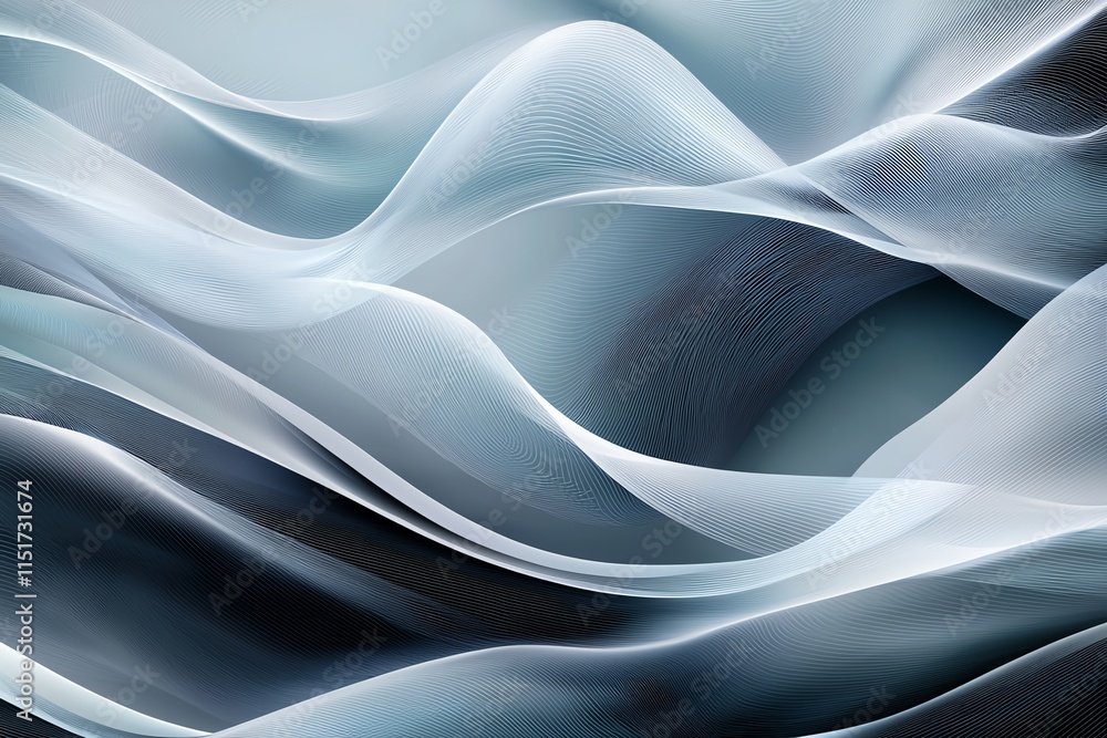Elegant abstract waves in soft, calming tones create a serene and tranquil atmosphere. Perfect for modern design and creative backgrounds. Elegant abstract waves in soft, calming tones create a serene and tranquil atmosphere. Perfect for modern design and creative backgrounds.