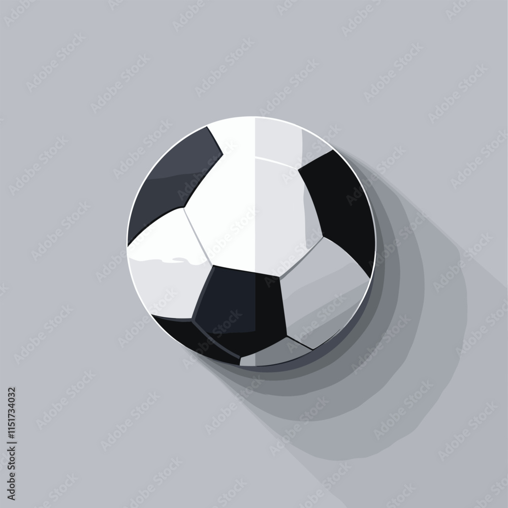 Stylish black and white soccer ball graphic design Stylish black and white soccer ball graphic design