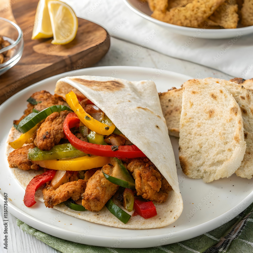 A chicken roll is a savory wrap with seasoned chicken, often combined A chicken roll is a savory wrap with seasoned chicken, often combined