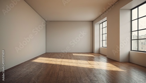 Wallpaper Mural Elegant and Cozy Modern empty room Interior Design with Stylish Decor mockup poster and Background 705 Torontodigital.ca