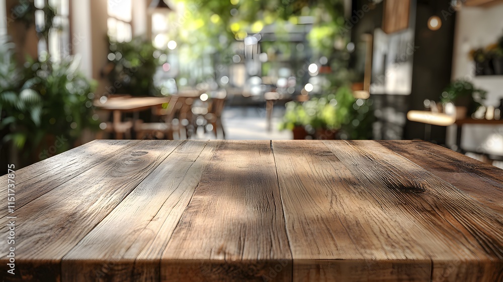 Bright wooden table counter, blurred white home kitchen interior with soft bokeh details creating a serene atmosphere Bright wooden table counter, blurred white home kitchen interior with soft bokeh details creating a serene atmosphere
