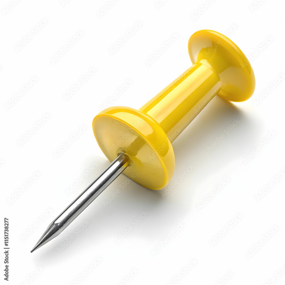 A drawing pin is a small, sharp fastener used to attach papers to surfaces
