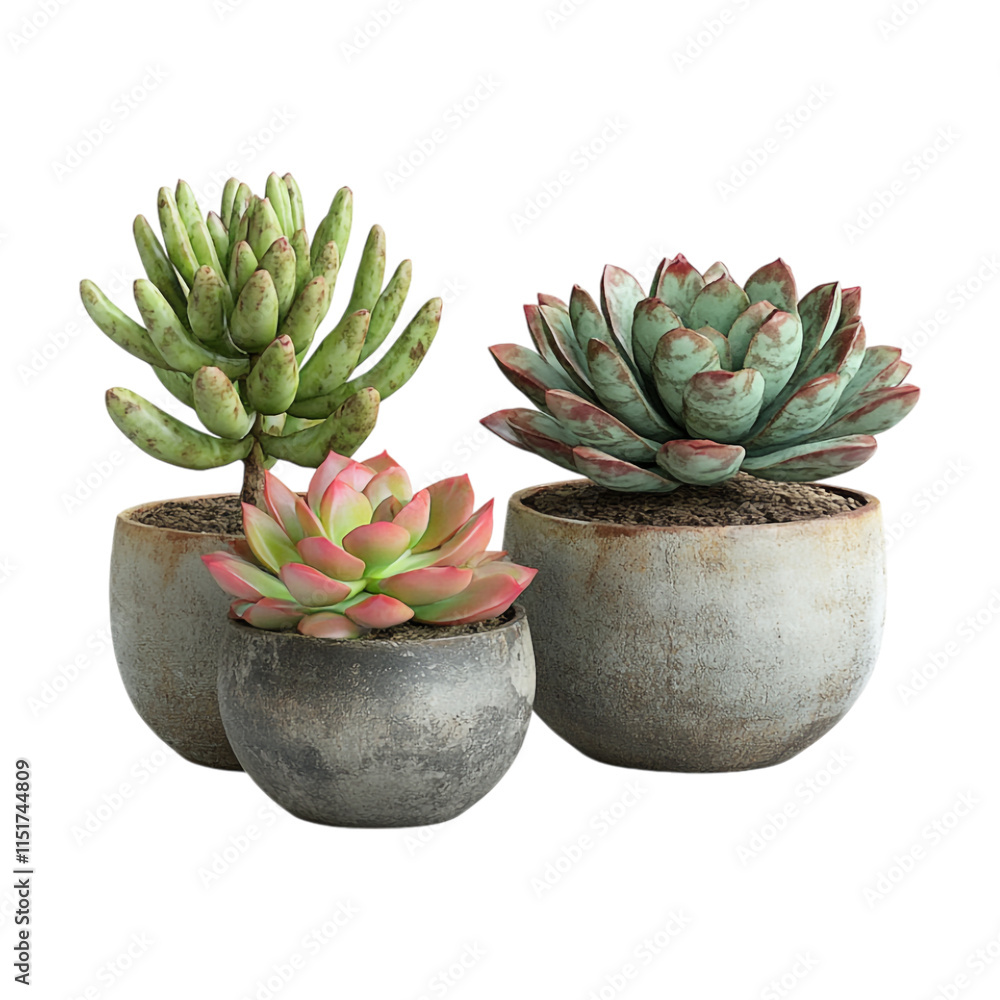 PNG Houseplants in pots on Transparent Background - Ai Generated PNG Houseplants in pots on Transparent Background - Ai Generated