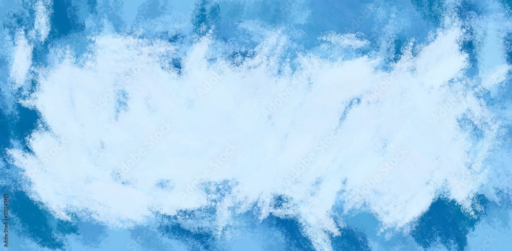 Textured on wet white paper watercolor, Light sky blue brush painted watercolor background. Blue SKY with light of sunshine having small and large clouds. Textured on wet white paper watercolor, Light sky blue brush painted watercolor background. Blue SKY with light of sunshine having small and large clouds.