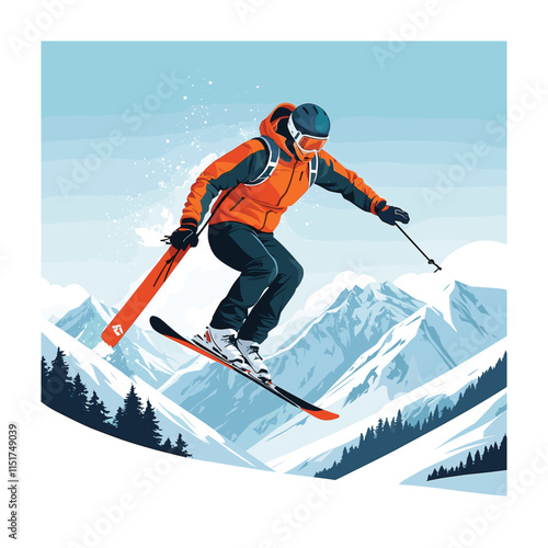 Sports concept vector illustration