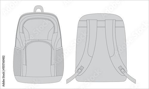 Backpack Vector Design