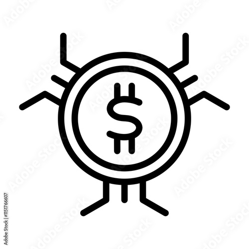 Cryptocurrency Support Icon