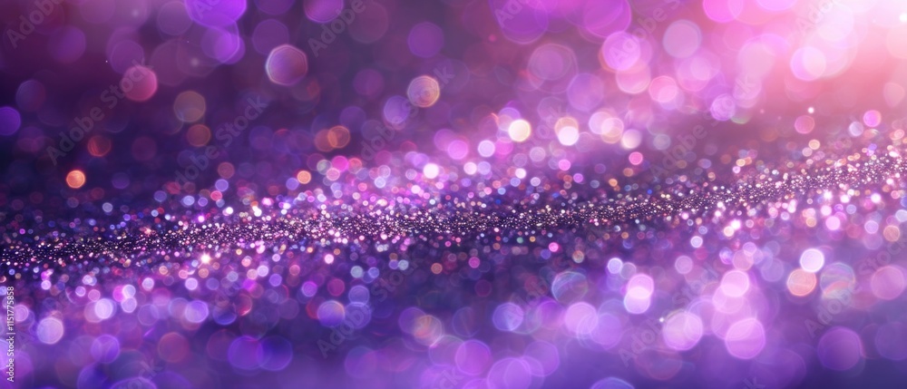 Abstract image with purple-blue gradient, white dots create dreamy visual effect like city night or glitter background. Abstract image with purple-blue gradient, white dots create dreamy visual effect like city night or glitter background.