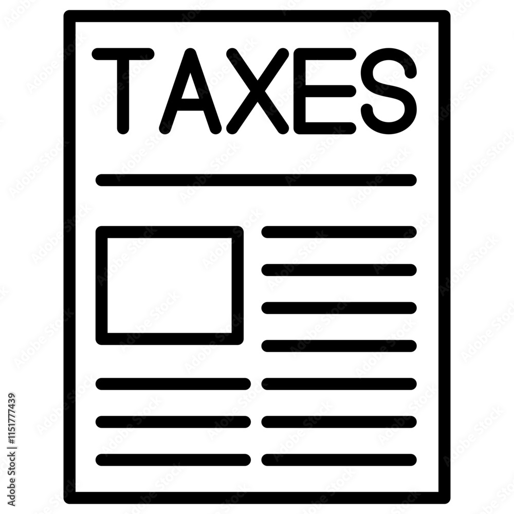 Taxes Icon Taxes Icon