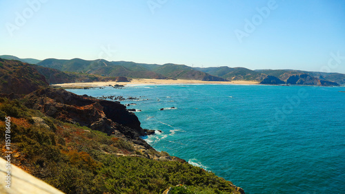 Wanderweg in Portugal am Meer