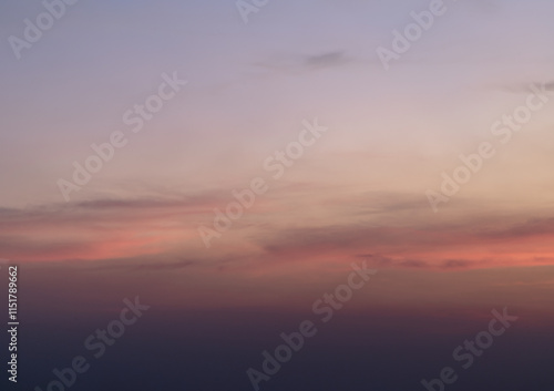 Obraz na płótnie Background of Pastel colored another sky during sunset. Nature abstract composition, use it as your Wallpaper, Poster and Copy space, Selective focus. w salonie