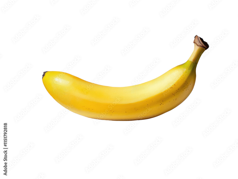 Fresh Yellow Banana Isolated on White Background for Nutrition Use Fresh Yellow Banana Isolated on White Background for Nutrition Use