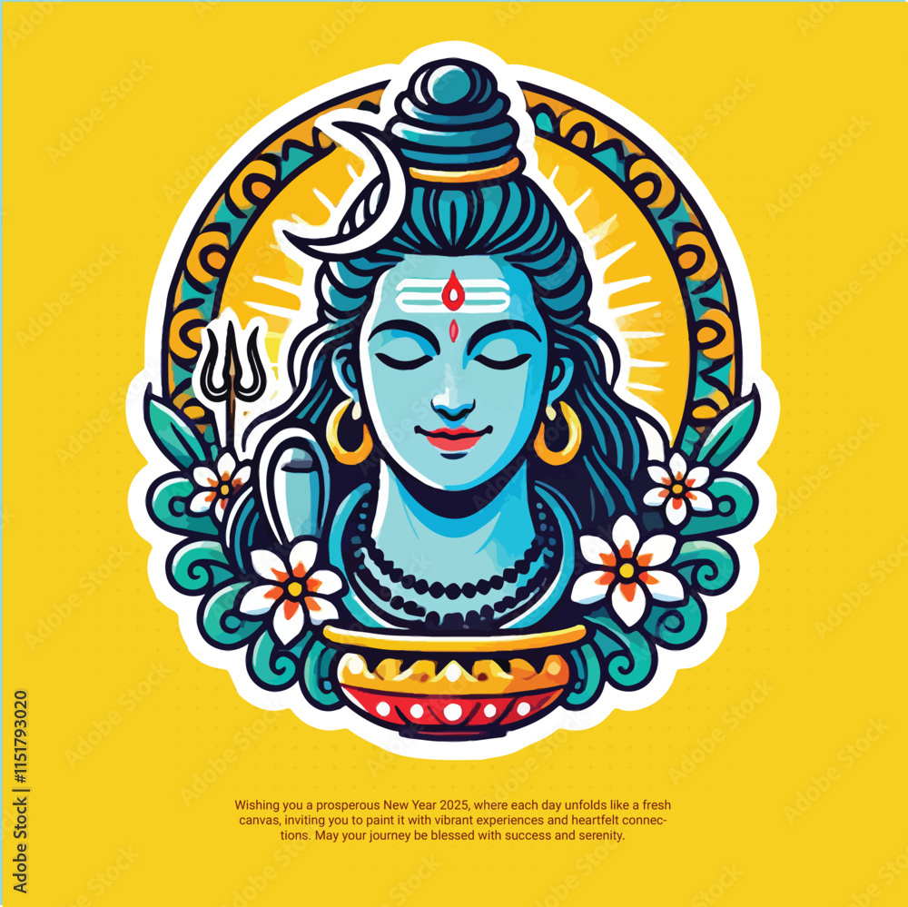 Happy New Year 2025 Celebration with Indian-style social media post sticker banner Happy New Year 2025 Celebration with Indian-style social media post sticker banner