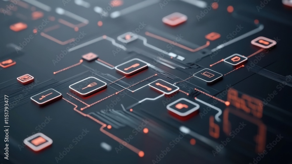 A Network of Possibilities: A Visual Representation of Interconnected Digital Systems A Network of Possibilities: A Visual Representation of Interconnected Digital Systems