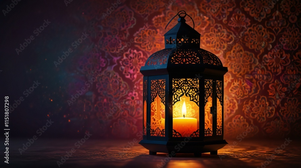 lantern in the night