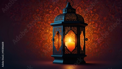 lantern in the night