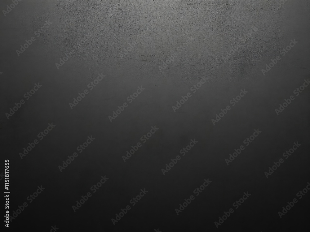 Obraz premium Dark, rough-textured concrete wall; black-grey, mottled surface, backdrop, surface, rough