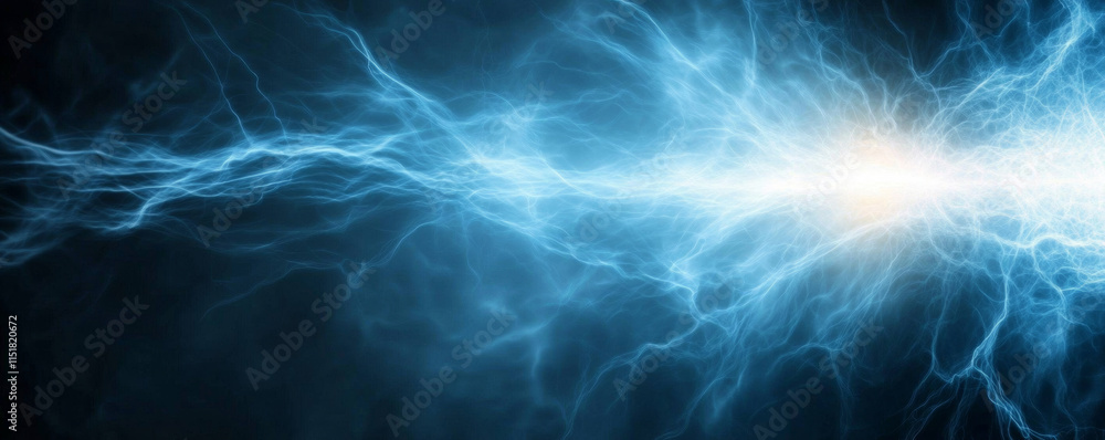 Bold and sharp light burst with vibrant electric blue and white rays spreading outward symmetrically against a cosmic black background Bold and sharp light burst with vibrant electric blue and white rays spreading outward symmetrically against a cosmic black background