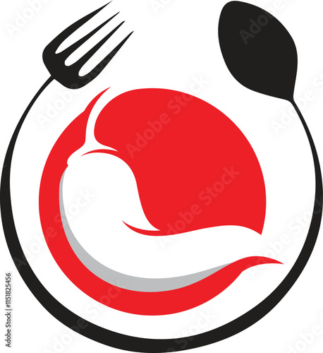 New vector chili pepper Red Hot Chili logo designs concept vector, Spicy Pepper logo designs template