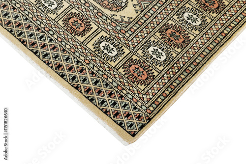 Quadro su tela Textures and patterns in color from woven carpets