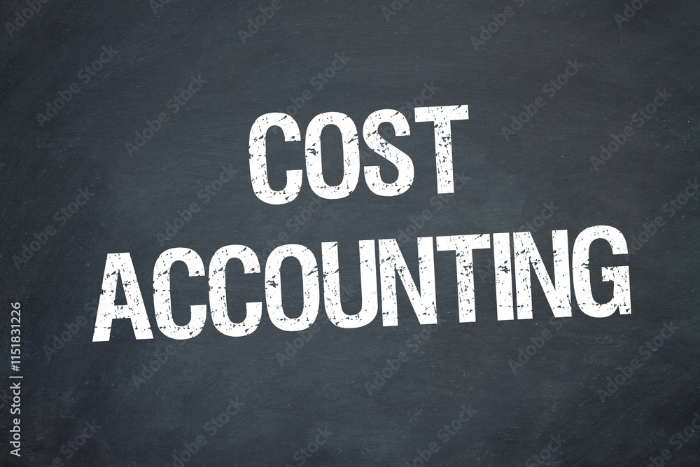 Fototapeta premium Cost Accounting 
