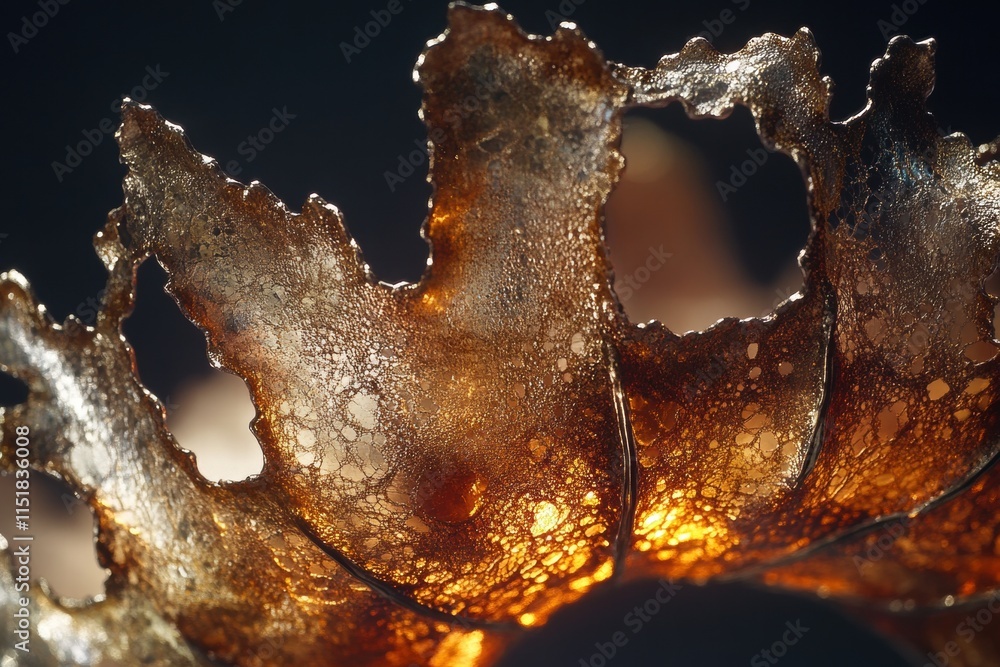 Abstract Golden Brown Resin Art Abstract Golden Brown Resin Art