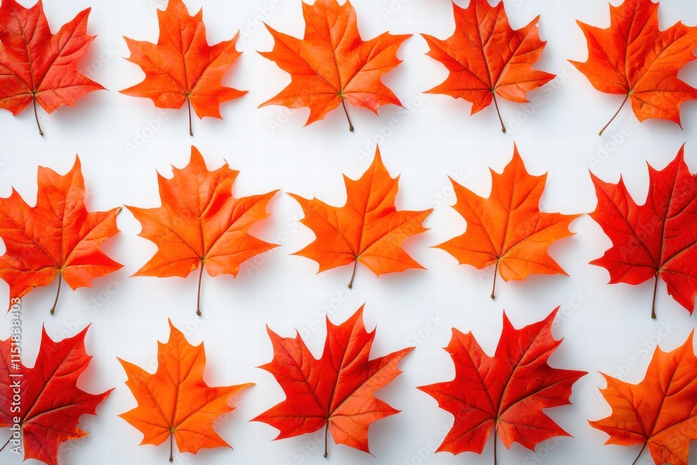 Autumn Maple Leaves Pattern Autumn Maple Leaves Pattern