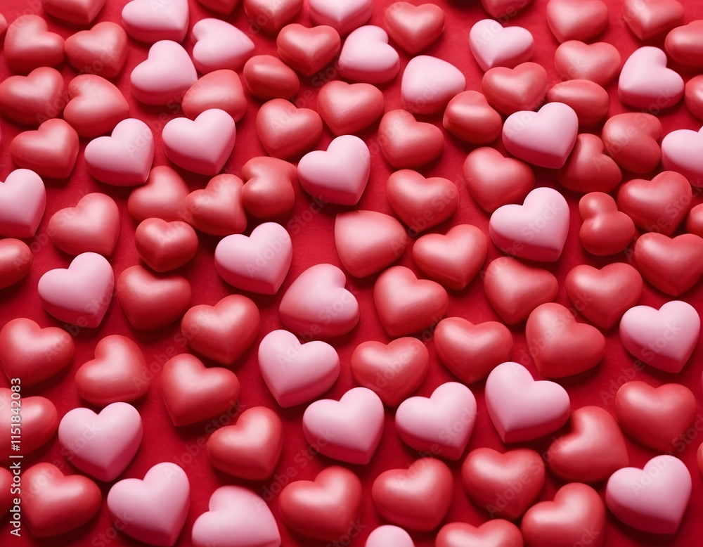 3d shining pink and red hearts isolated on pink background valentine day wedding anniversary birthday party celebration concept 3d shining pink and red hearts isolated on pink background valentine day wedding anniversary birthday party celebration concept