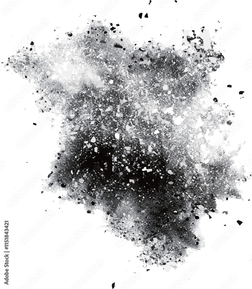 Black Ink Explosion Abstract Artistic Effect Black Ink Explosion Abstract Artistic Effect