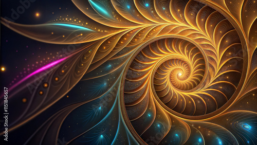 abstract fractal background