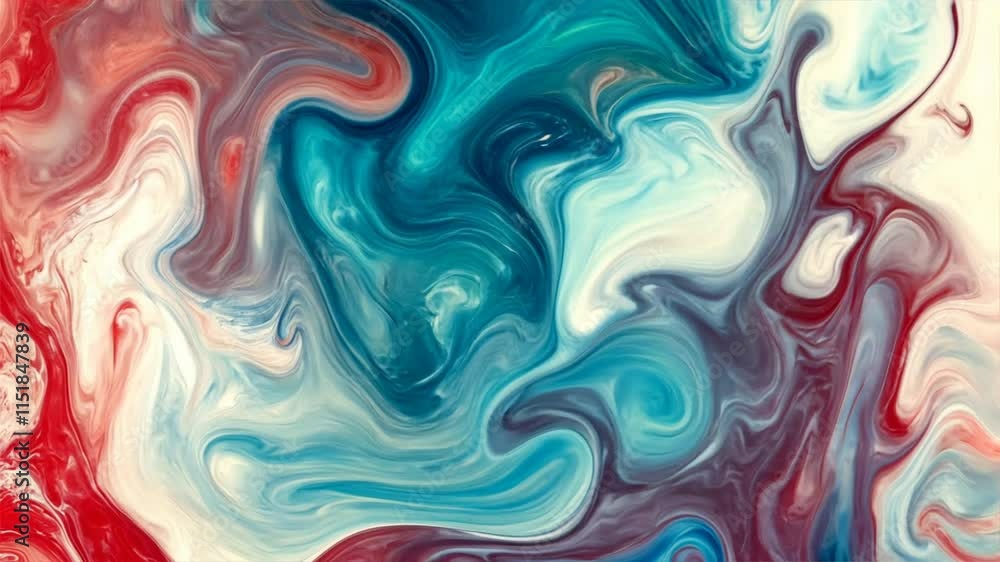 Vibrant abstract swirl of red, blue, and white colors in fluid motion creates dynamic visual effect, evoking energy and creativity through vibrant, swirling patterns. Vibrant abstract swirl of red, blue, and white colors in fluid motion creates dynamic visual effect, evoking energy and creativity through vibrant, swirling patterns.