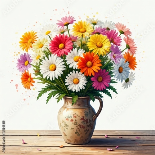 Wallpaper Mural bouquet of flowers Torontodigital.ca