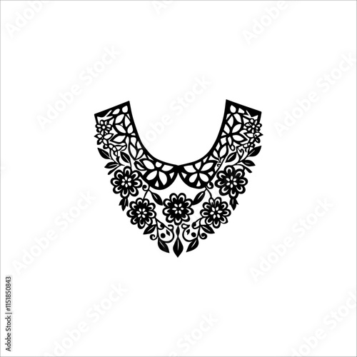 Collar design for kameez 