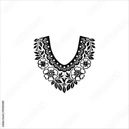 Collar design for kameez 