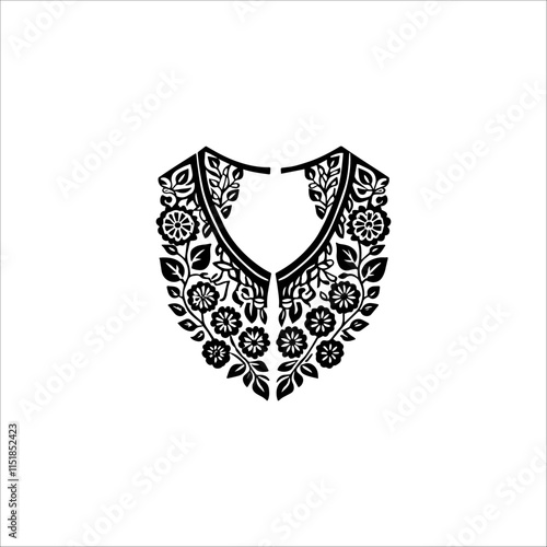 Collar design for kameez 