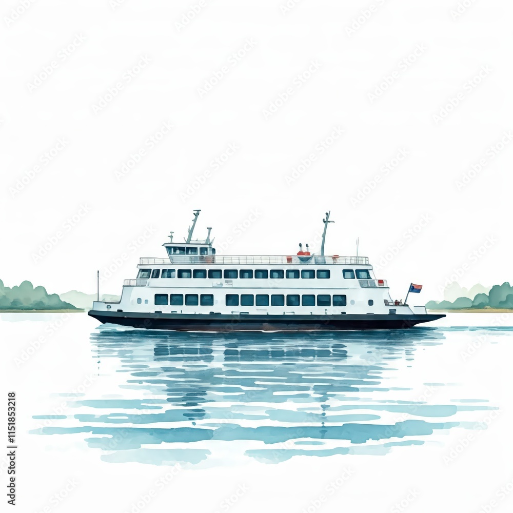 Obraz premium cruise ship in port